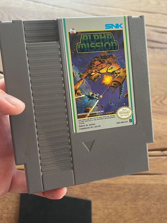 Nintendo Giochi: Alpha Mission - Original Nintendo NES Spiel - Top Zustand! – Usato da Zuerich venduto da DORSl 1