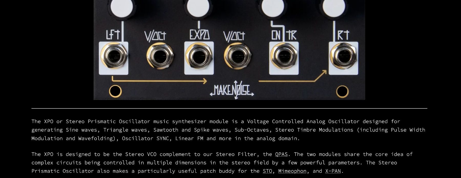 Strumenti musicali: Make Noise XPO -  Music Synthesizer Module – Usato da Emmen venduto da BobbyG 1
