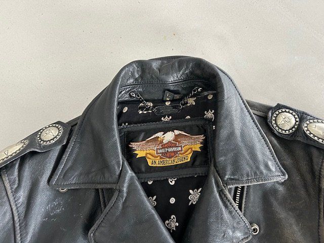 Giacche: HARLEY-DAVIDSON DAMEN MOTORRAD-LEDERJACKE – Usato da Allschwil venduto da Takethat 1