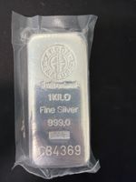 Argor-Heraeus Silberbarren 1 Kilo Fine Silver 999.0
