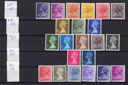 R6460  /  Grande Bretagne Elisabeth 1976-1981 neufs XX