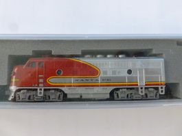 N SPUR KATO US LOKOMOTIVE EMD F3A SANTA FE AT&SF