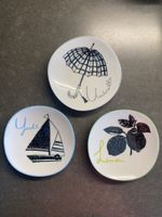 Set aus 3 Maenata-Tellern Made in Japan