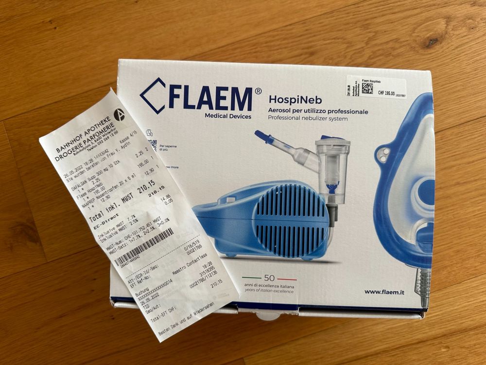 HospiNeb by FLAEM - Inhalationsgerät (Gebraucht) in Frauenfeld für CHF ...