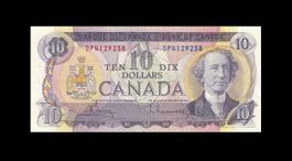 1971 CANADA $10 *Bouey & Rasminsky* UNC
