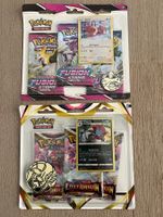 2x Pokemon THREE Pack Fusion strike Lost origin eng sealed
