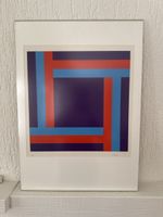 Manfred Schoch – Konkrete Kunst Serigrafie gerahmt (Winterth