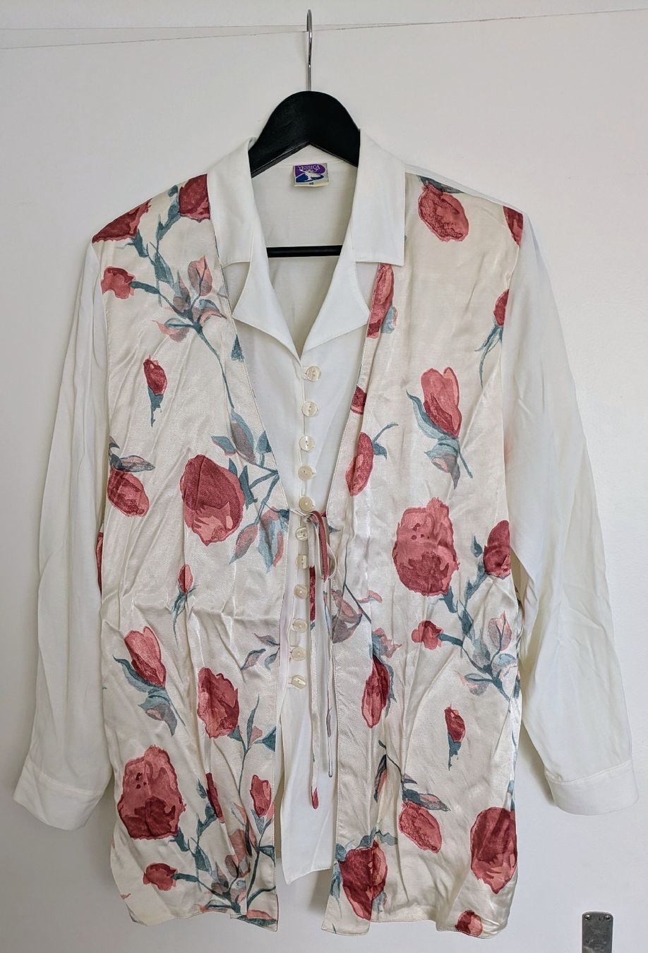 Camicette: Original Retro Blouse 80er/90er Gr. 38 – Usato da Grüningen venduto da mangaka