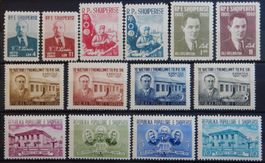 Albanien ex. Kat. 514-618 ** 1951/60 Kat 26 Euro