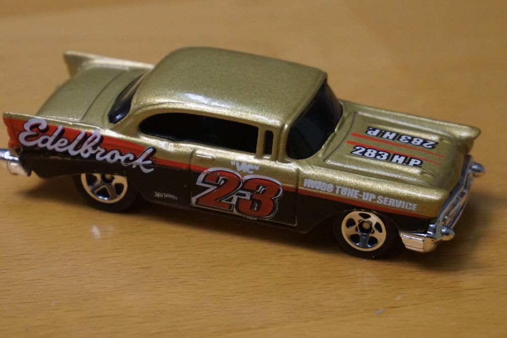 HotWheels `57 Chevy Bel-Air Edelbrock COOL TOP !!!!!!!!!!! (Gebraucht ...