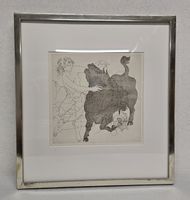 Hans Erni Lithographie Sternzeichen Stier