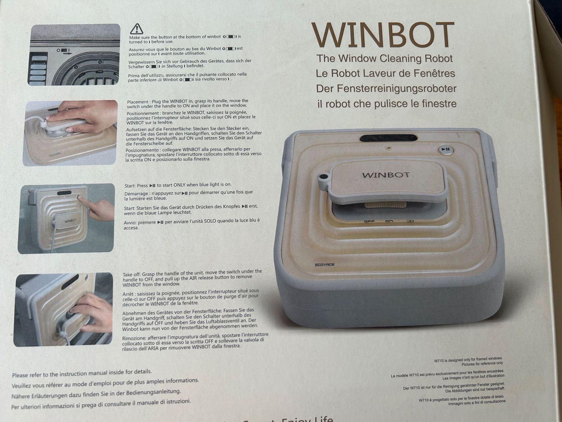 Altro per la casa: WINBOT Fensterputz Roboter - neuwertig! – Nuovo e nell'imballaggio originale da Hinwil venduto da Gabr1ela8585