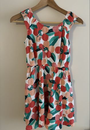 Robe d'été Okaidi à fleurs, taille 10 ans