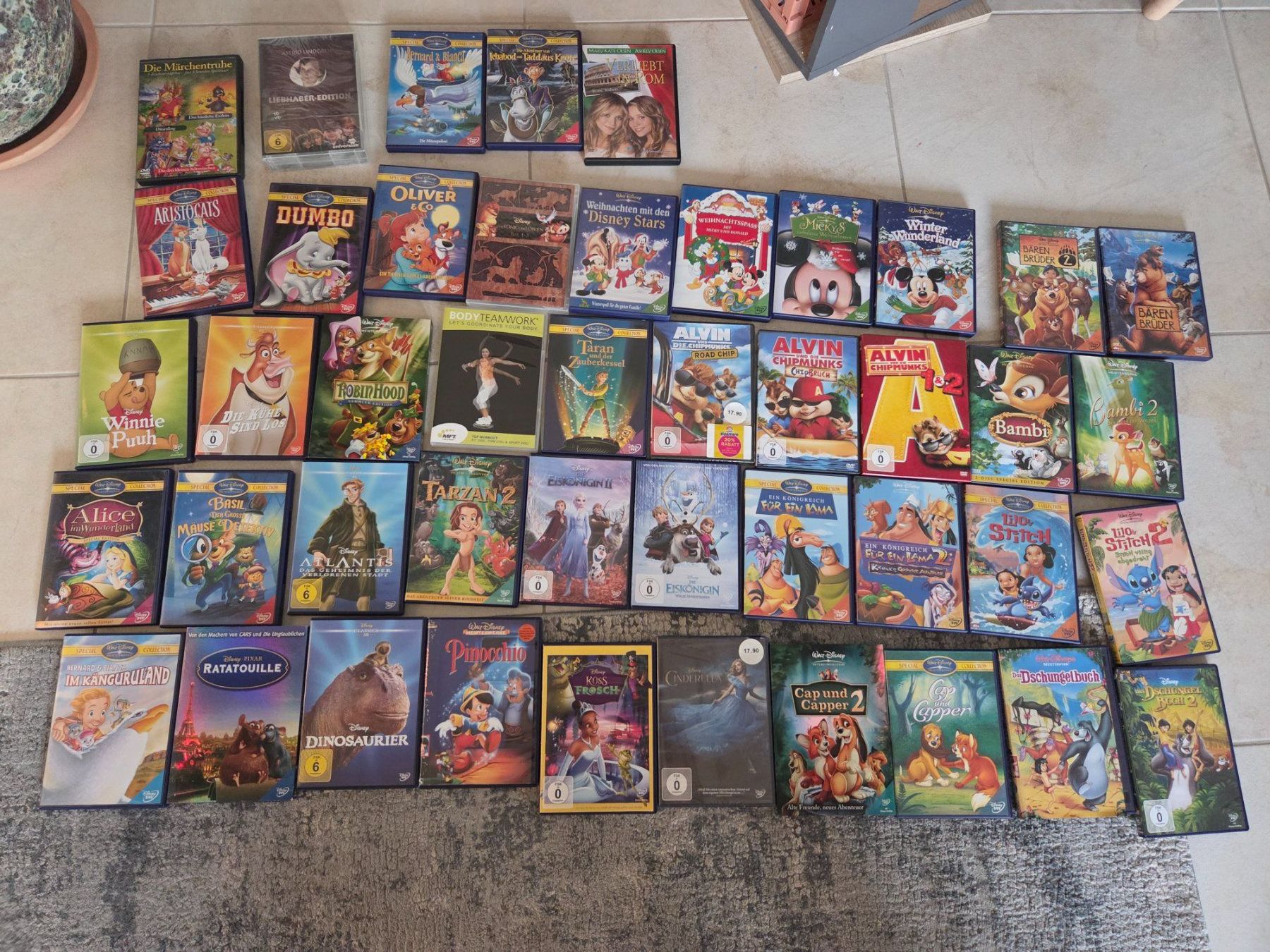 Tutti i DVDs: Diverse DVD, meist Trickfilme – Usato da Murten venduto da Tinupi