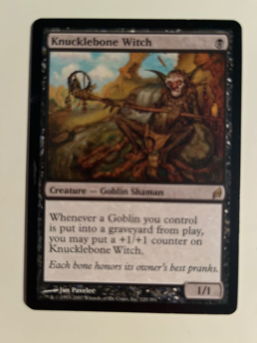 Magic The Gathering Carte collezionabili: 1 x Knucklebone Witch - Magic: The Gathering - MtG – Usato da Kriens venduto da Shadi1980
