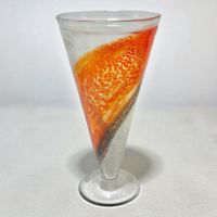 Kjell Engman vase "TWISTER" pour KOSTA BODA, Suéde 2000s