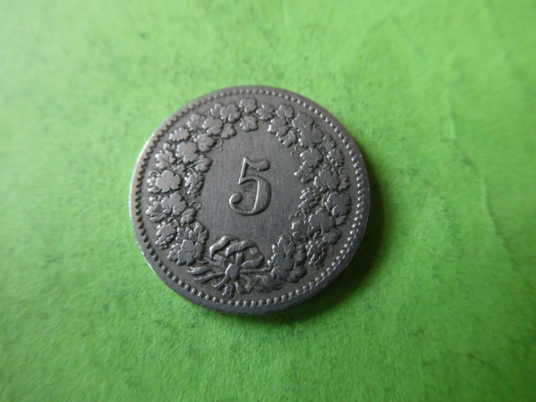 Toutes les monnaies: Schweiz 1899, 5 Rappen – D'occasion à Hinterforst par Rohusri 1