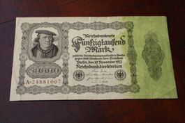 Allemangne 50 000 Mark Berlin 1922