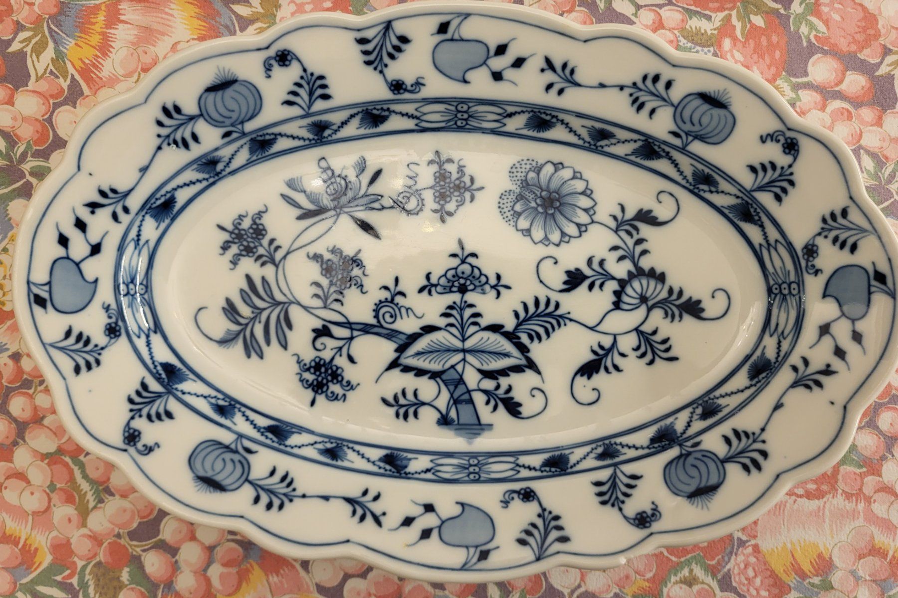 Servierplatten: Meissen Platte, 19Jh, 39 cm. Wird auch verschickt. – Gebraucht aus St. Gallen von nikolausraphael 1