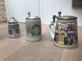 Kunstverzierte Humpen mit Deckel