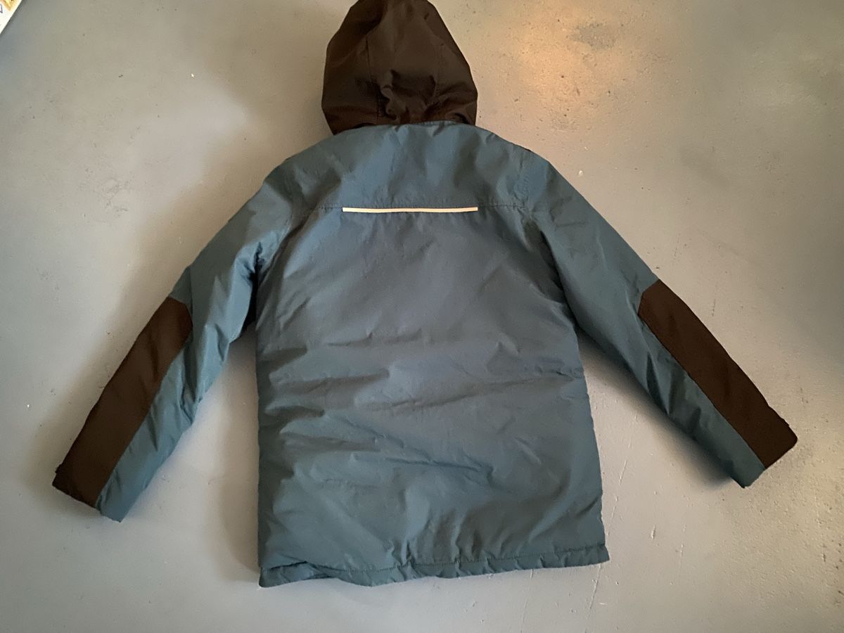 Giacche & Cappotti: Warme Winterjacke, petrol-schwarz, Gr. 164 – Usato da Dornach venduto da Dlimi 2