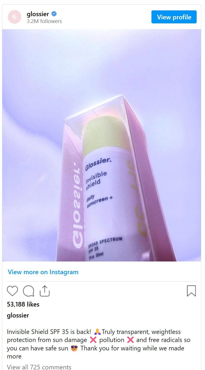 Gesichtspflege: Glossier Invisible Shield Daily Lightweight Sonnenschutz – Neu und originalverpackt aus Cham von Trendy_Outlet 5