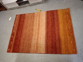 Toller Teppich, frisch gereinigt, orange rot, 140x195 cm