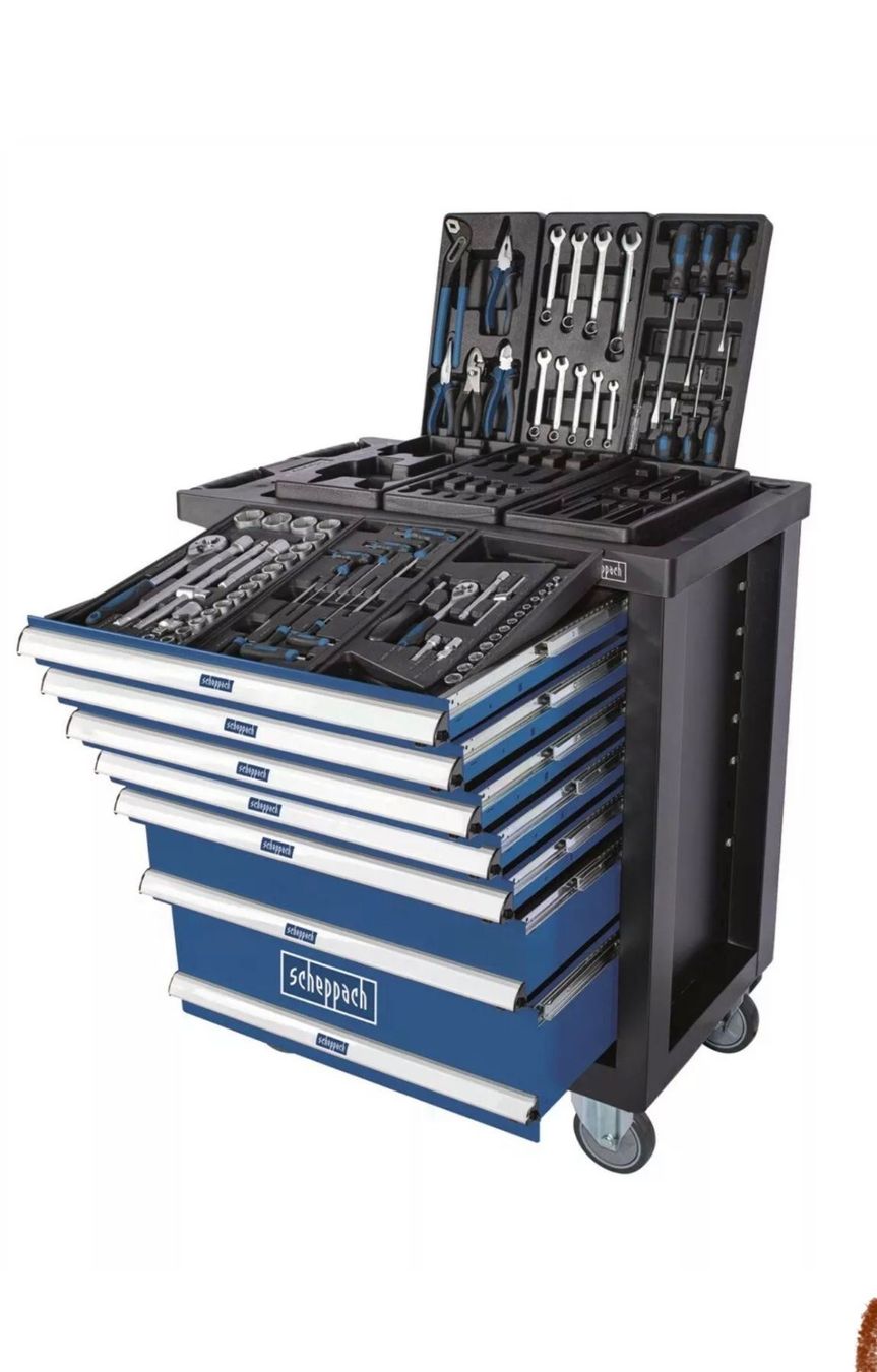 Scheppach Tutti gli attrezzi: +Scheppach TW1100 Werkstattwagen bestückt – Nuovo e nell'imballaggio originale da Amriswil venduto da JaJa-Express 5