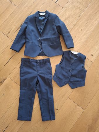 Kinder Anzug 3-Teiler grösse 98, dunkelblau, H&M, topZustand