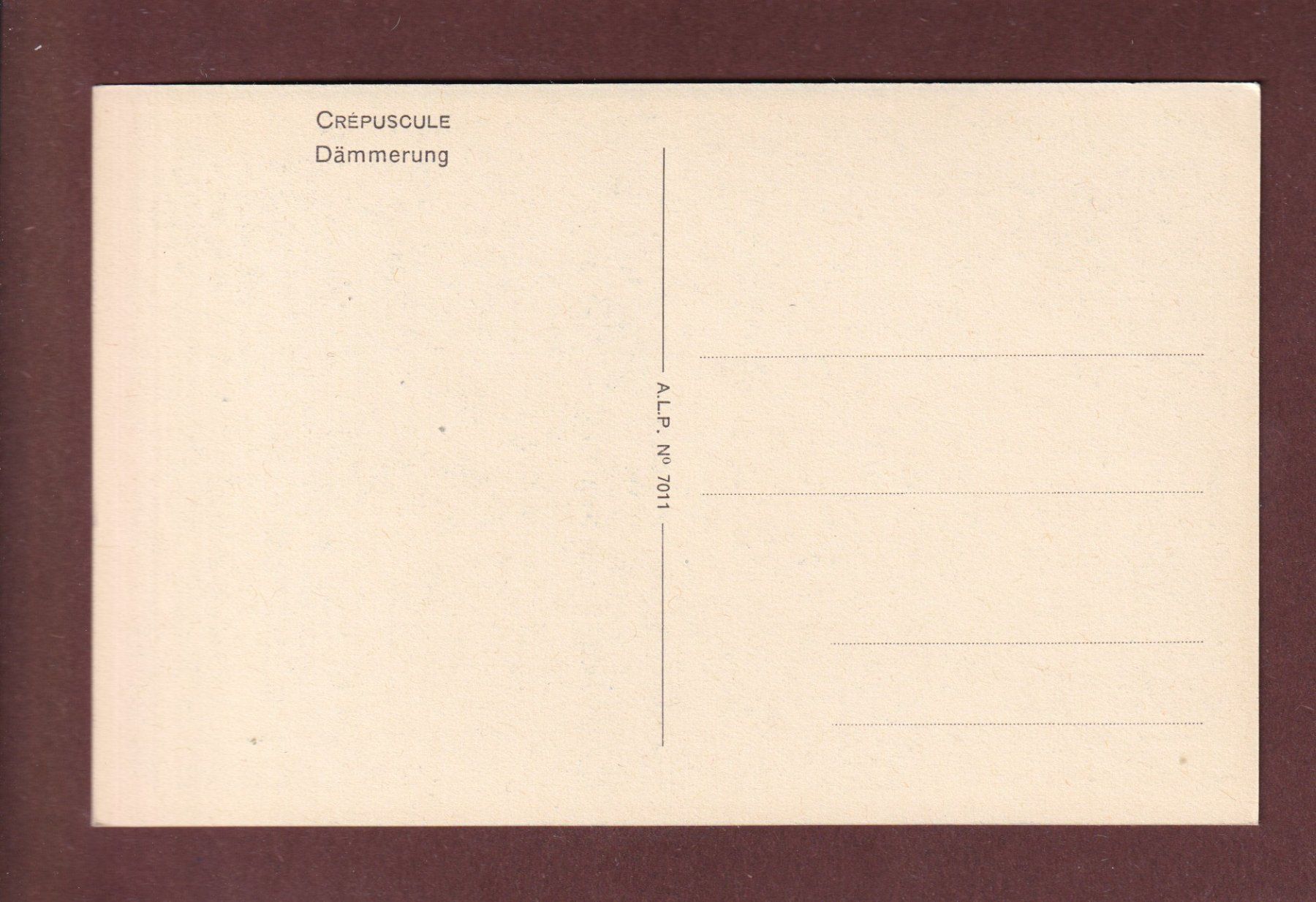 Cartoline postali: LAC LEMAN - Crépuscule - Barque – Usato da Pully venduto da nicecards-shop 1