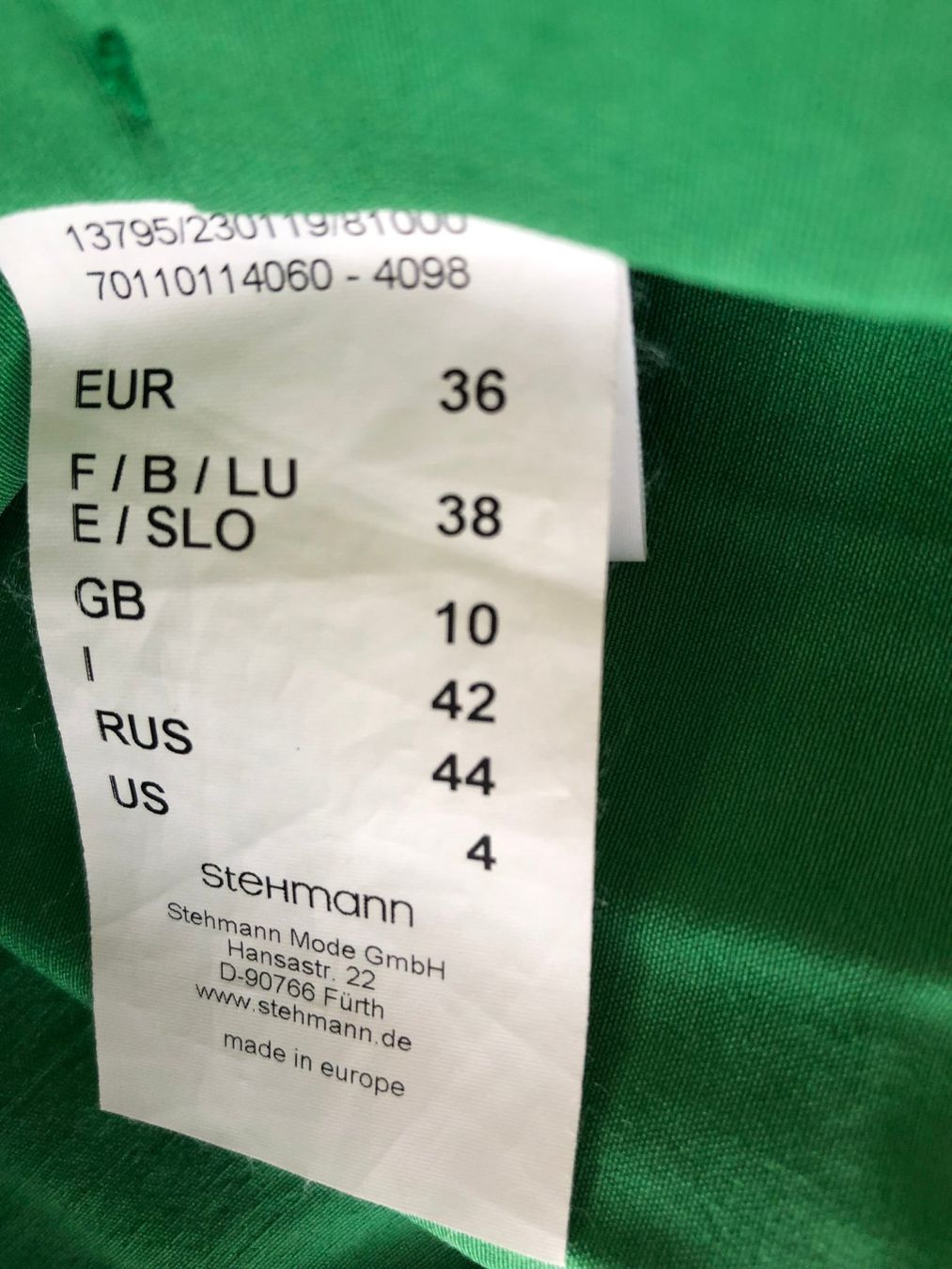 Pantaloni: Stehmann Capri-Hose Gr. 36 – Usato da Adligenswil venduto da futura0041 2