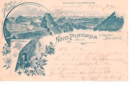 Hôtel Pilatuskulm mit UPU Frankatur 1900