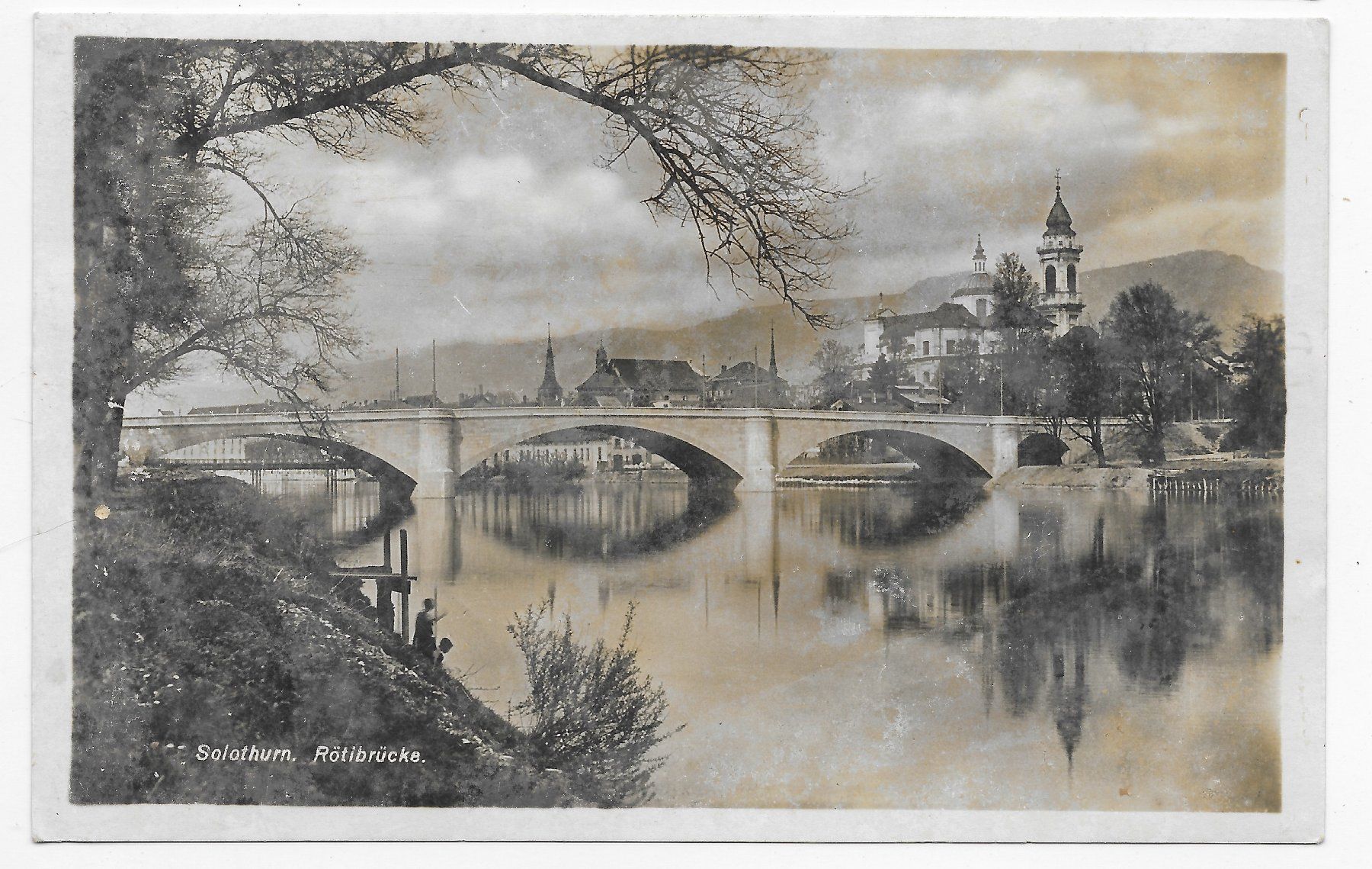 Cartoline postali: Solothurn Rötibrücke – Usato da Hefenhofen venduto da Richsalz