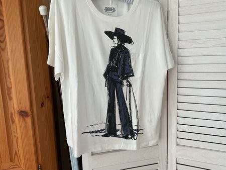 OUI Damen T-Shirt weiss Grösse 40  NEU