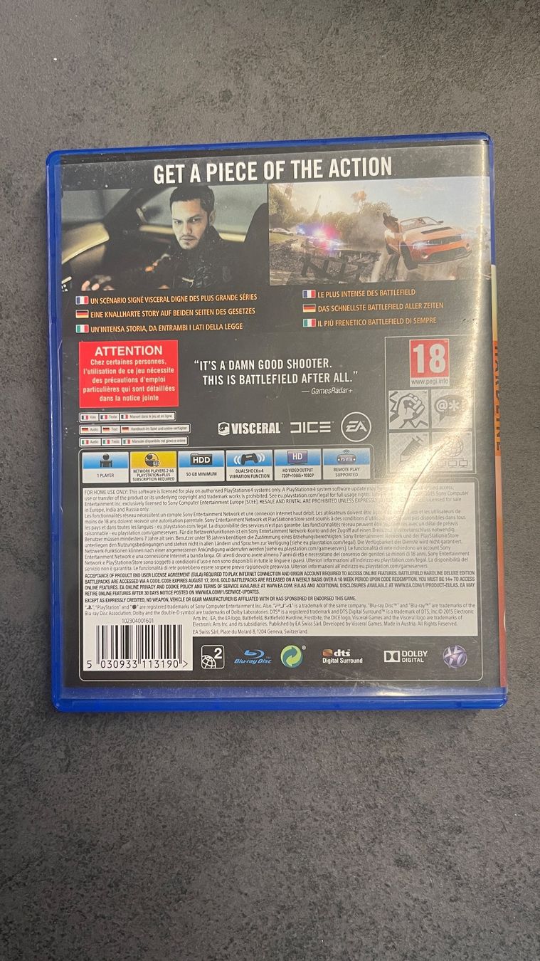 Spiele: PS4 Game Battlefield Hardline Deluxe Edition – Neu (gemäss Beschreibung) aus Dübendorf von lilmissprincess 1