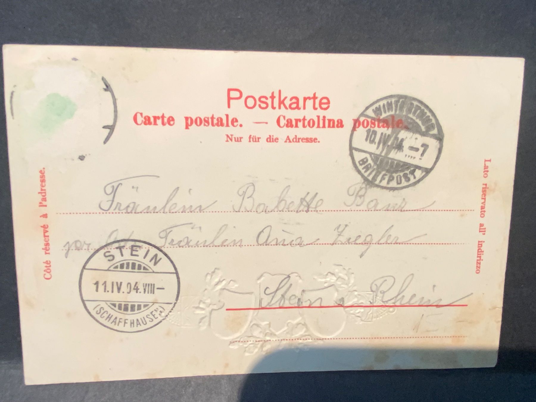 Cartoline postali: AK Winterthur Technikum 1904 – Usato da Wila venduto da 7churfirsten 1