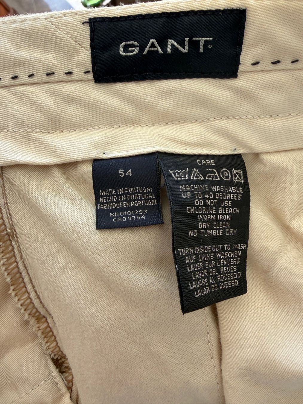 Gant Pantaloni: GANT Baumwollhosen – Nuovo (secondo la descrizione) da Besazio venduto da fh18 3
