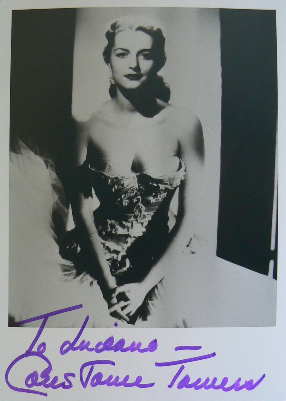 Autographes: Constance Towers (1933) Schauspielerin - Autogramm – D'occasion à Dietikon par cyranos1