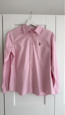 US POLO Hemd Rosa, Grösse 38 Top Zustand!