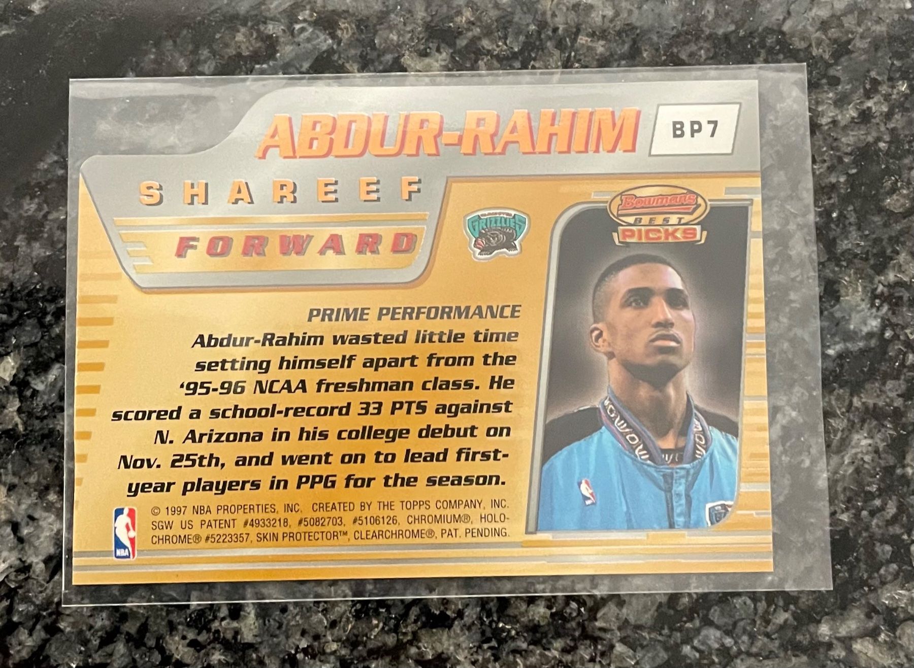 Nba Sammelbilder & Trading cards: NBA Shareef Abdur Rahim Bowmans Best Picks Card – Neu (gemäss Beschreibung) aus Muttenz von joba23 1