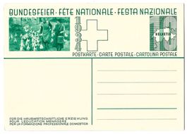Bundesfeierkarte 1934 Kat-Nr. 79-01, ungebraucht *