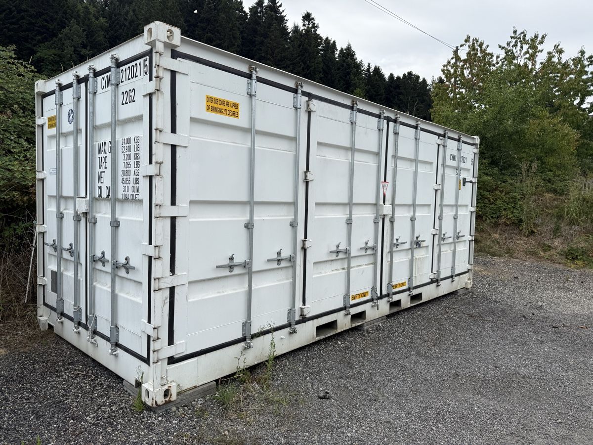 Contenitori edile: 20 Fuss Lagercontainer Open Side Seitenöffnung – Usato da grosswangen venduto da Poliniman0 1