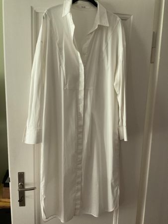 Damen Hemdblusenkleid weiss Grösse L neuwertig