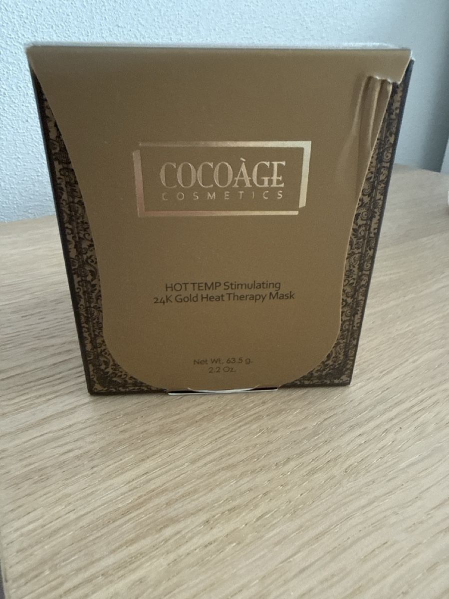 Cura del viso: Cocoage Hot TEMP Stimulating 24K Gold Therapy Mask – Nuovo e nell'imballaggio originale da Baden venduto da Fema91