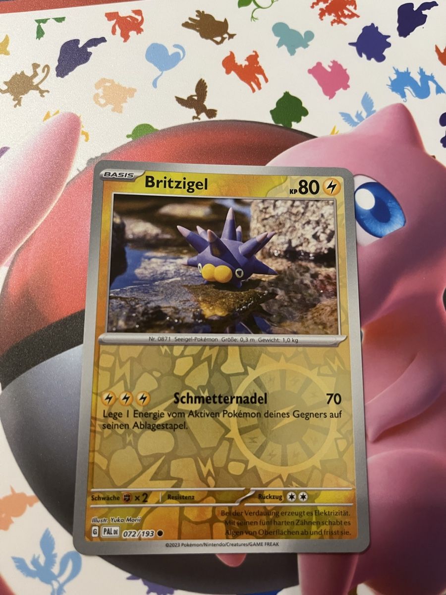 Pokémon Sammelbilder & Trading cards: Britzigel 072 Reverse Holo PAL – Neu (gemäss Beschreibung) aus Aarburg von Barnetta07