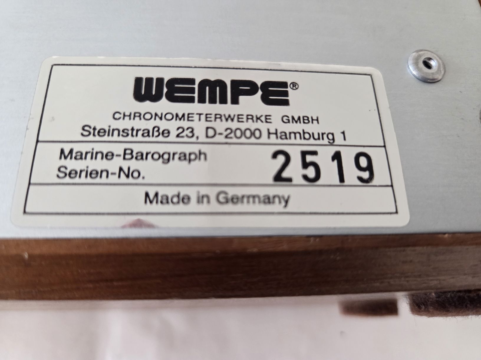Autres appareils anciens: Marine-Barograph Wempe Chronometerwerke  – D'occasion à Dietikon par Allegra34 4