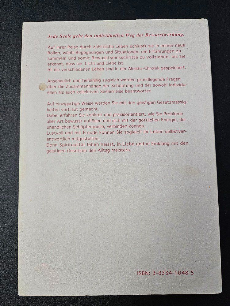 Libri: Die Akasha-Chronik von Mengiarda Darms – Usato da Volketswil venduto da Walest 1