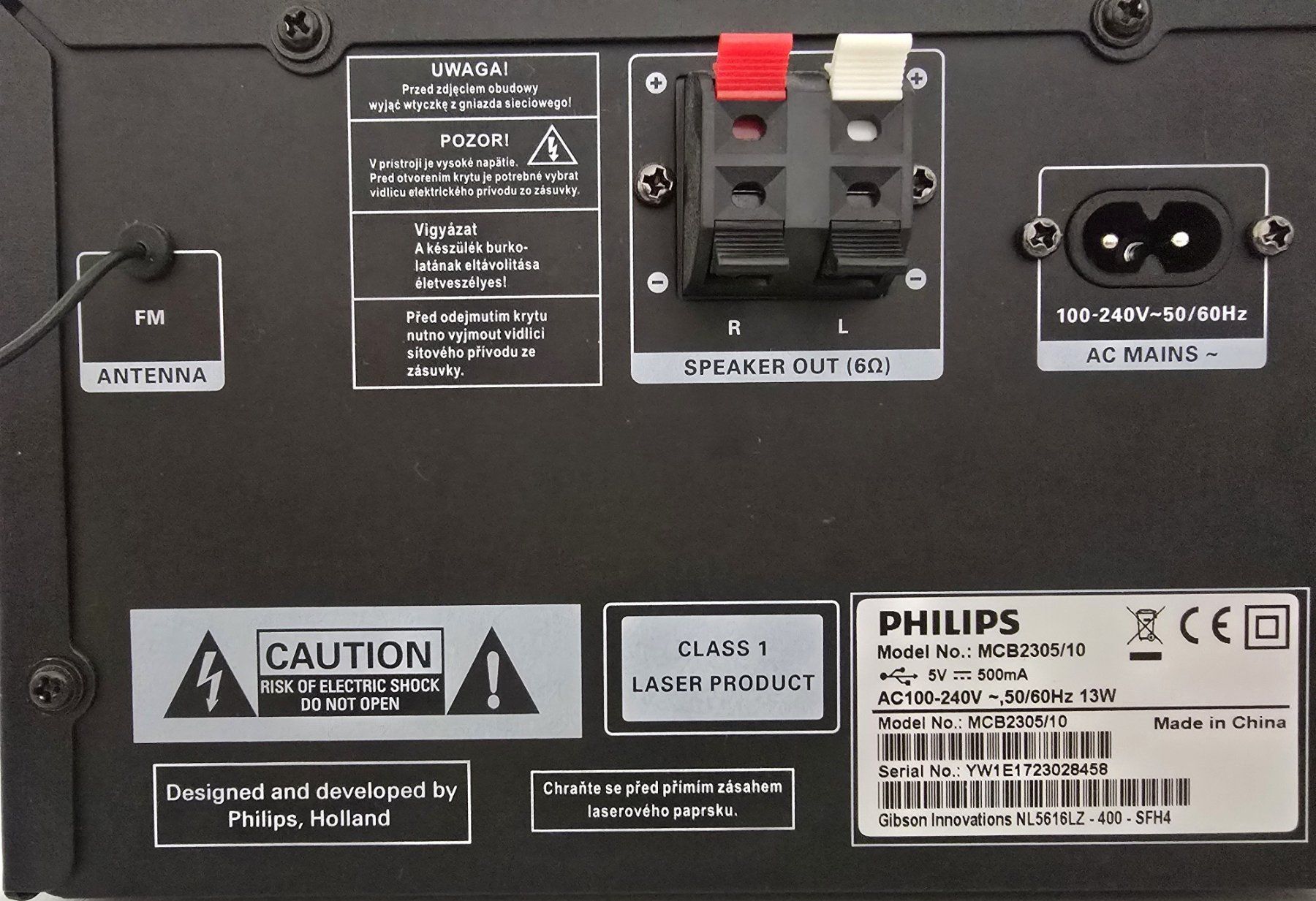 Philips Lettore multimediale & Streamer: Philips Mini Stereoanlage MCB2305/10 – Usato da Bergdietikon venduto da ewa1005 7
