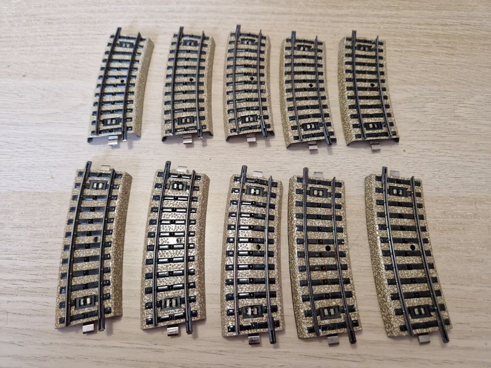 Märklin 10 x 5101 gebogenes gleis M H0 | Kaufen auf Ricardo