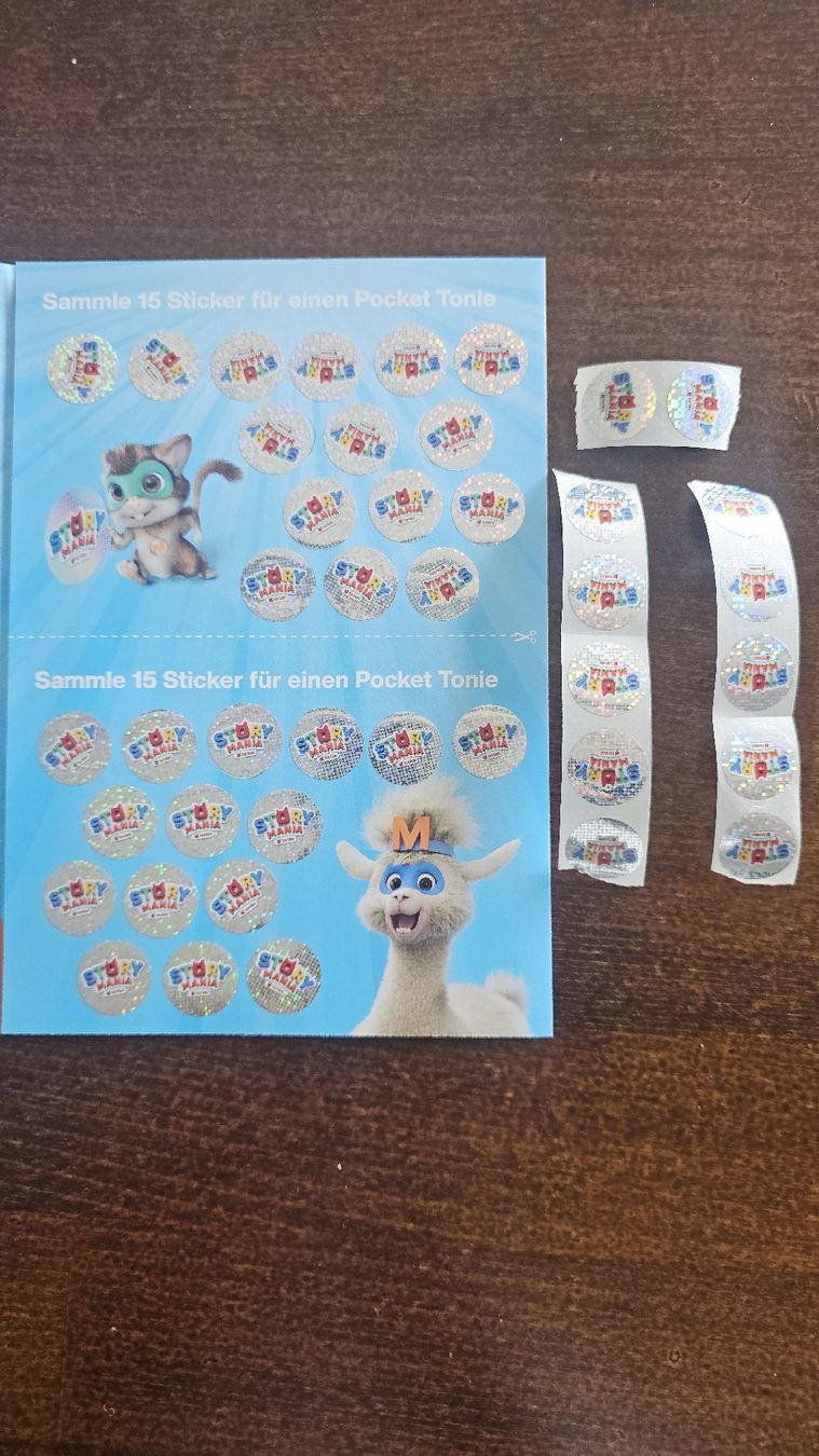 Migros Raccolte di bollini & punti: Story Mania Sticker – Usato da Sulgen venduto da Merz89